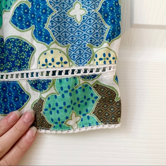 🔵 Mossimo [Target] • Floral Tie Tank Blouse - Picture 3 of 6